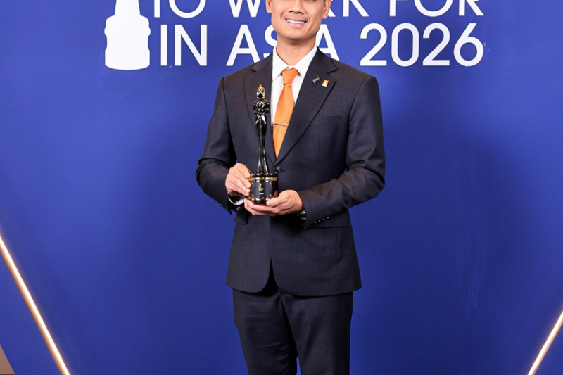 บี.กริม คว้ารางวัล HR Asia Best Companies to Work for in Asia 2026 ต่อเนื่องเป็นปีที่ 5 ตอกย้ำวัฒนธรรมองค์กรที่เติบโตจากพลังของพนักงานทุกคน