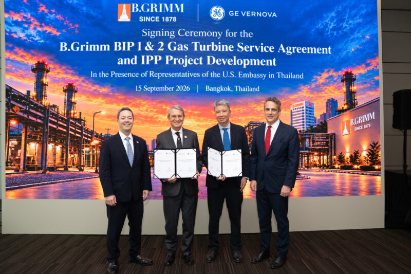 บี.กริม เพาเวอร์ ผนึก GE Vernova ขยายความร่วมมือเชิงกลยุทธ์ขับเคลื่อนการเติบโตด้านพลังงานระดับภูมิภาคอาเซียน